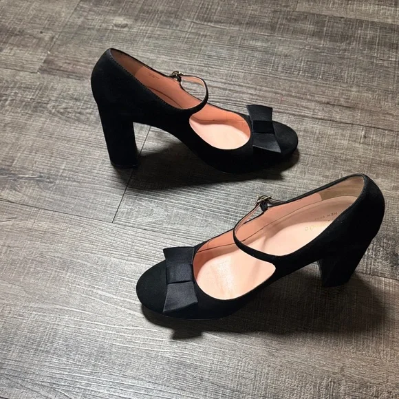 Kate Spade Black Bernie Mary Jane Pumps - Picture 2 of 12